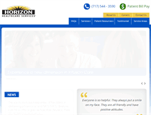 Tablet Screenshot of horizonhealthcareservices.com